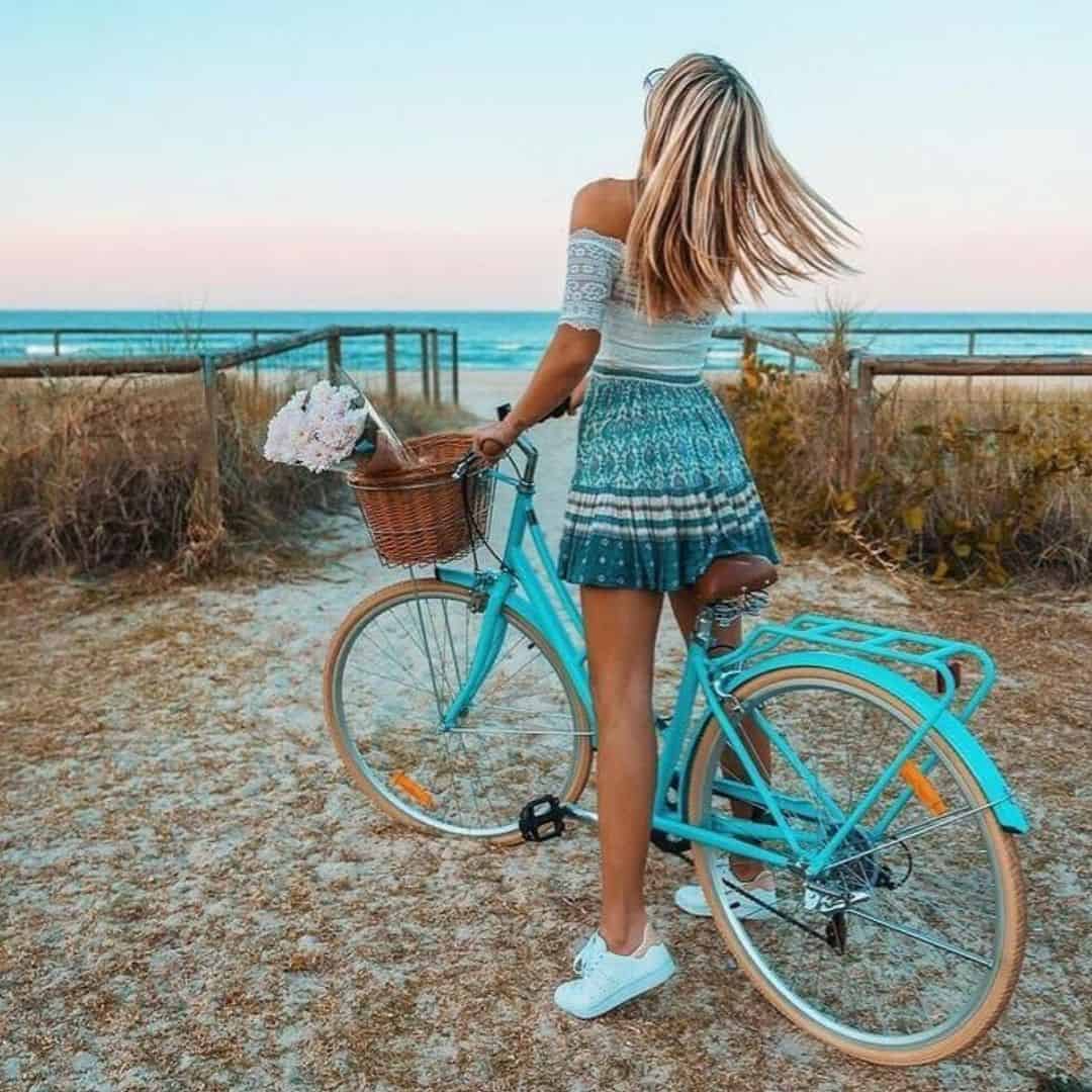 Идеи Для Фото С Велосипедом Для Девушки