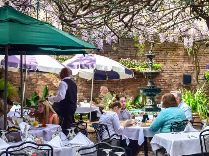 Jazz Brunch at Court Of Two Sisters Restaurant Courtyard TripShock