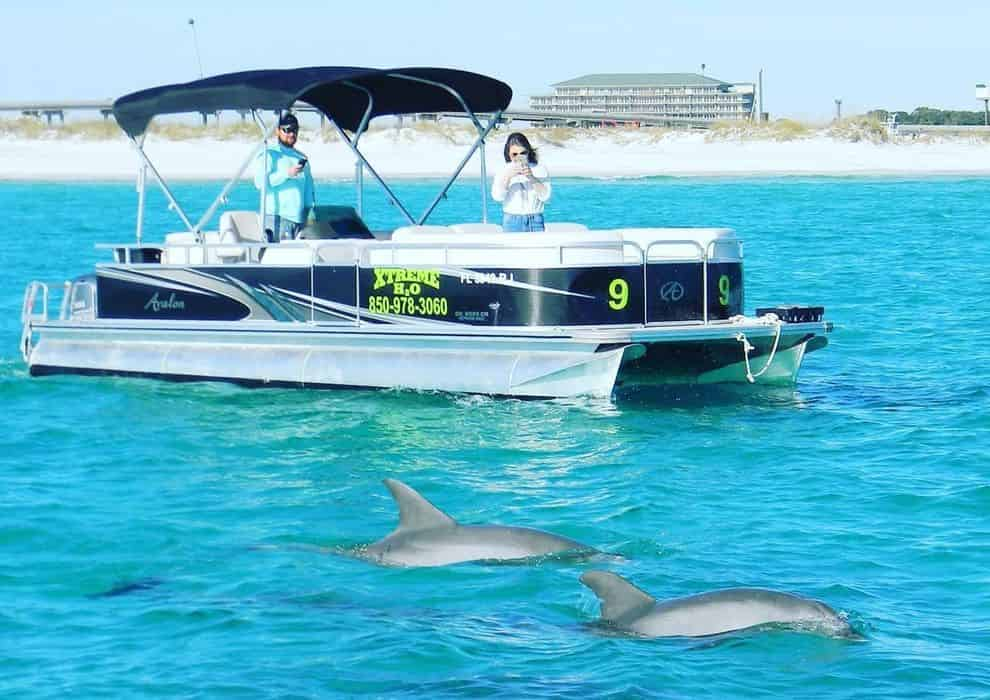 12 Passenger Pontoon Boat Rental Departing From Destin Harbor Tripshock