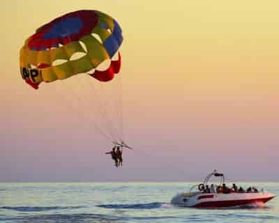 Destin X Parasailing - Departing From Destin Harbor