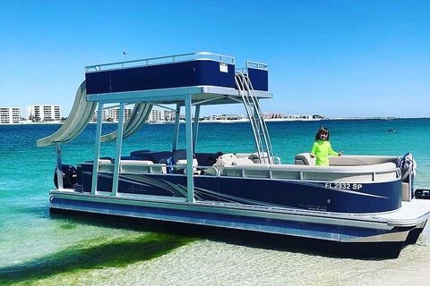 12 Passenger Double Decker Pontoon Rental Departing from Destin Harbor