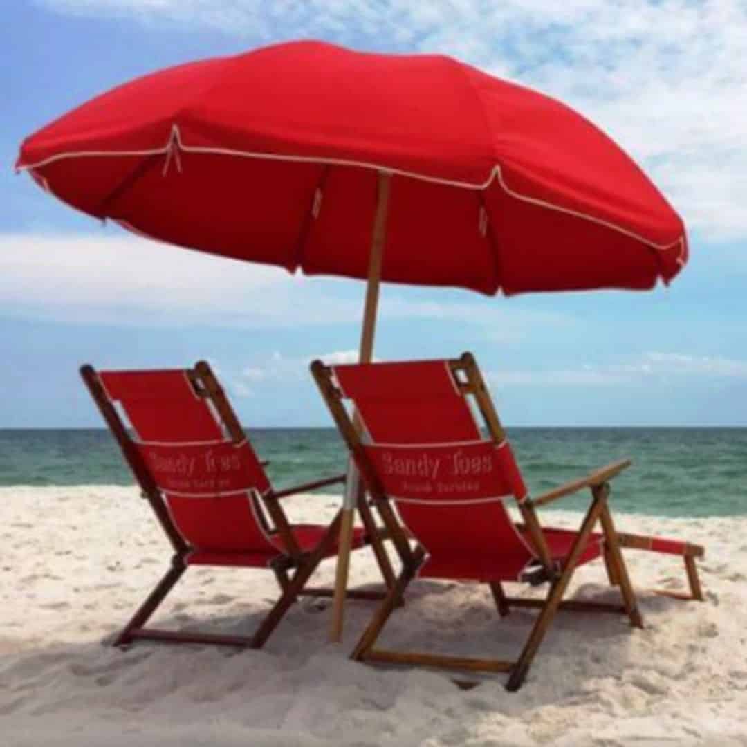 Modern Cocoa Beach Chair And Umbrella Rentals for Small Space