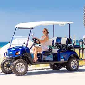 Street Legal Golf Cart Rentals from La Dolce Vita