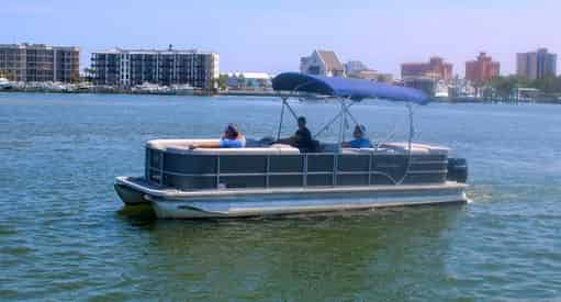 Half Day Pontoon Boat Rental with Optional Slide Upgrade