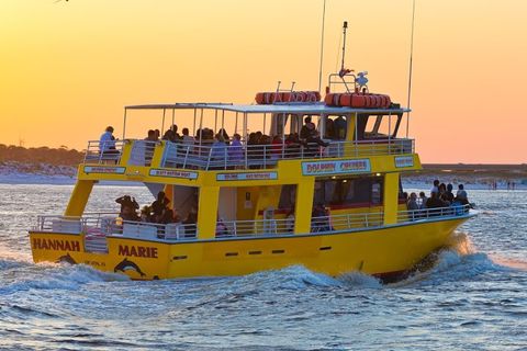 Daytime Dolphin Watch & Sunset Cruises - Tour East Pass, Harbor, Crab Island