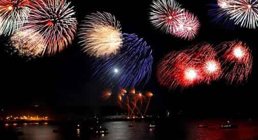 Sunset and Fireworks Catamaran Cruise