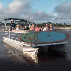 Coastal Dune Lake Sunset Cocktail Cruise