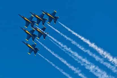 Private Blue Angels Flight Show Cruise by Blue Water Charters