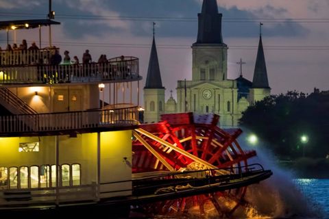 New Orleans: Steamboat Natchez Jazz Cruise with Dinner Buffet