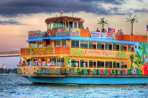 Tropical Twilight Cruise with Buffet Aboard the Calypso Queen