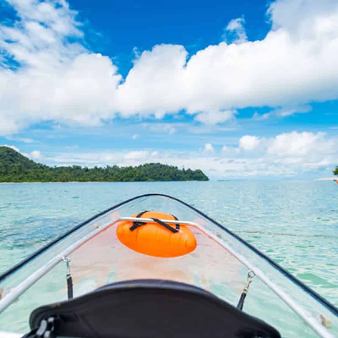 Private Clear Kayak, Snorkel and Boat Cruise - TripShock!