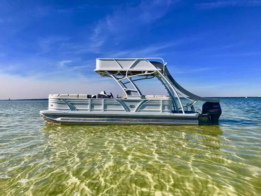 Slide pontoon boat - Pontoon Boats with Slides - Destin Vacation Boat  Rentals