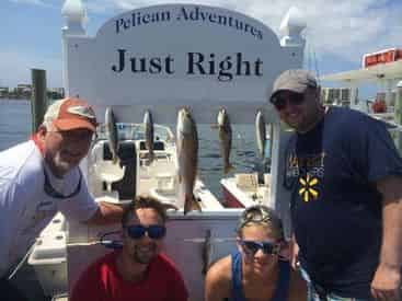 Pelican Adventures Nearshore Bay Fishing Charter