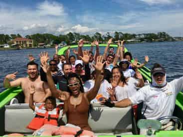 Crab Island Pass & Sunset Cruise Aboard the Scream Machine
