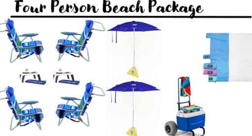 Two or Four Person Beach Package with Gulf Coast Rental Co.