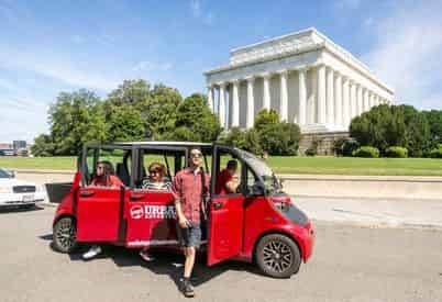 Mall and Monuments by Electric Cart