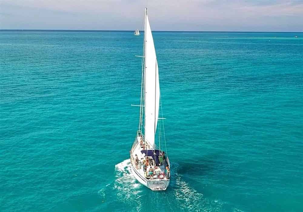 Private 3 Hour Key West Coral Reef Snorkel & Sail 18 Passengers