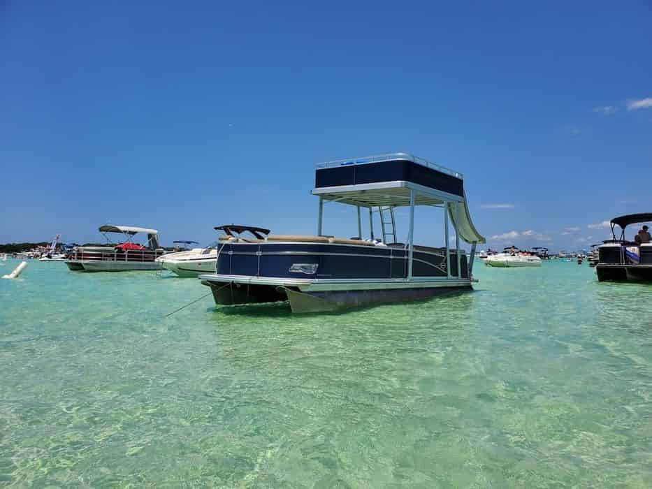 Crab Island Captained Double Decker Pontoon TripShock!