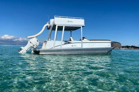 Destin: Pontoon Charter with Paddleboard, Lily Pad, & Water Toys