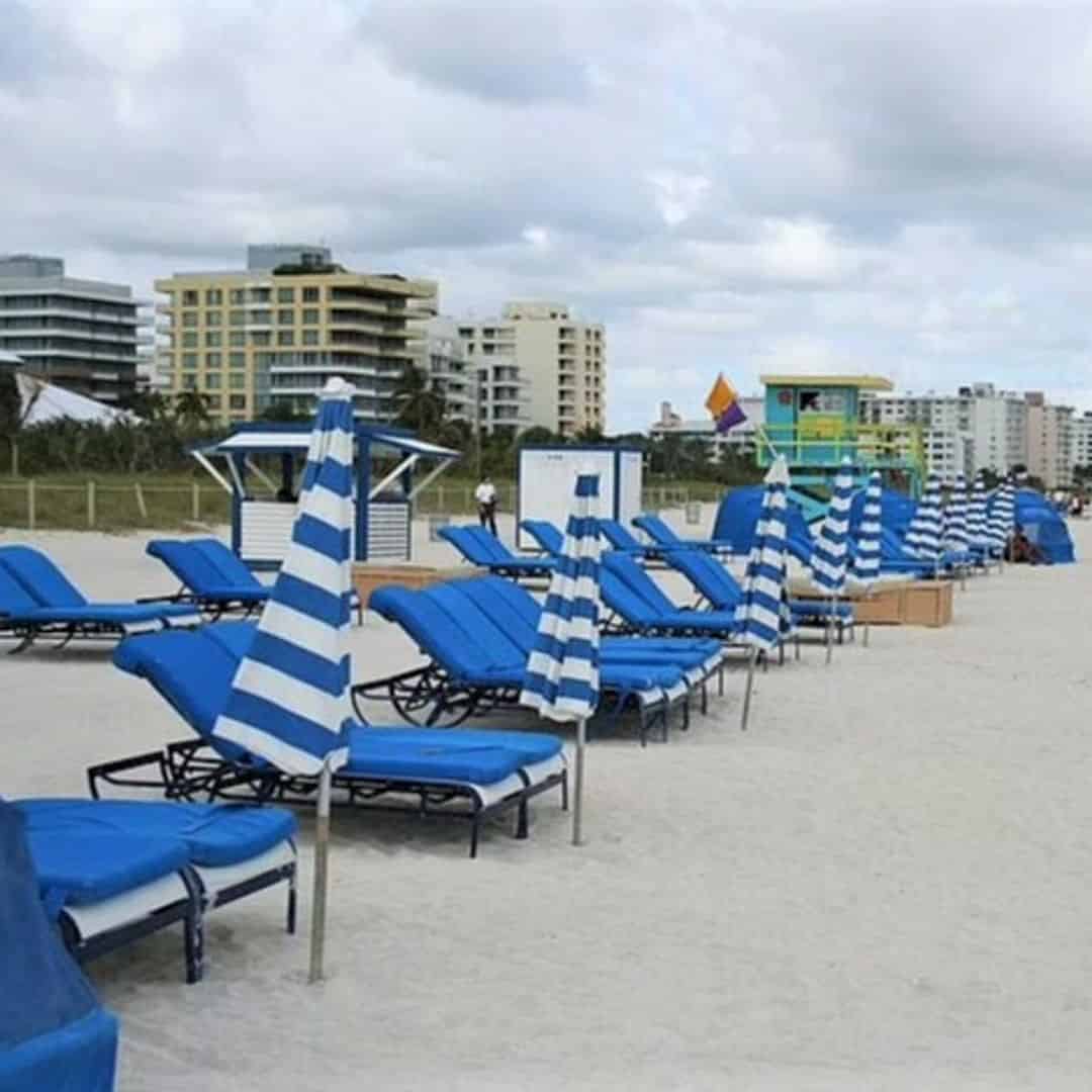 South Beach Miami Beach Chair Rental with Umbrella TripShock!