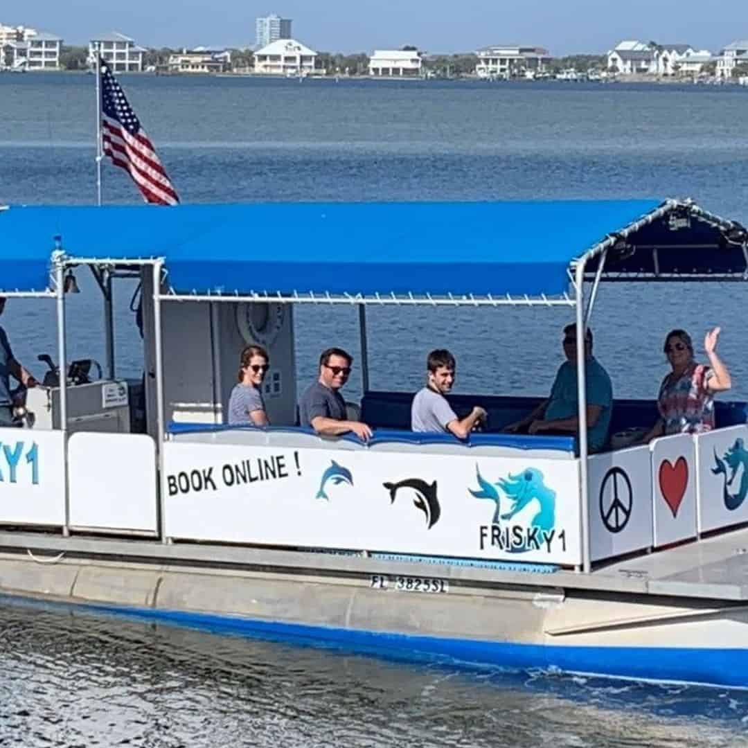 Pensacola Beach Scenic Dolphin Tour on Frisky I TripShock!