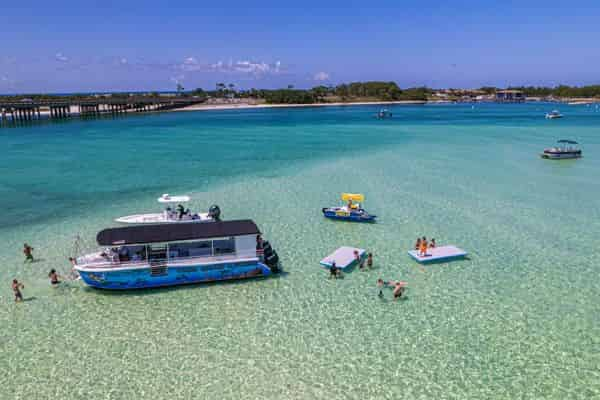 Crab-Island-Excursion-and-Swim-Aboard-The-Crab-Island-Runner