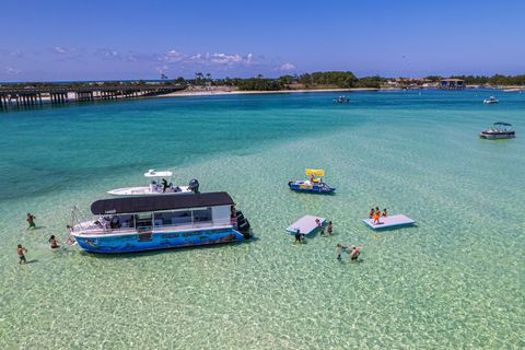 Crab Island Excursion & Swim Aboard The Crab Island Runner