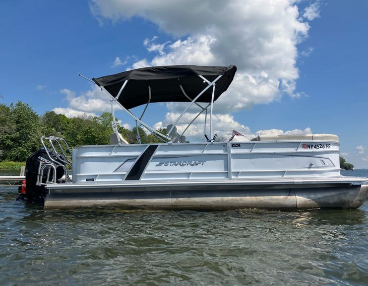 Starcraft EX 20 Pontoon Rental (10 passenger maximum) | Online Booking