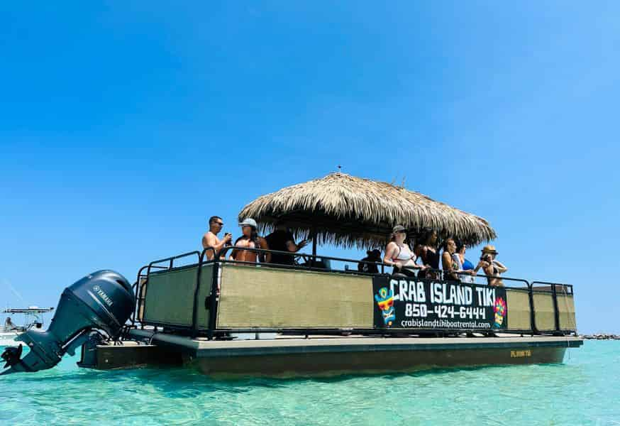 Crab Island Tiki Boat Rentals | Online Booking