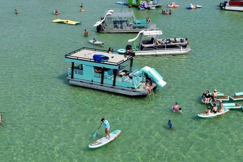 Destin: 18 Passenger Crab Island Pontoon Charter with Restroom & Captain