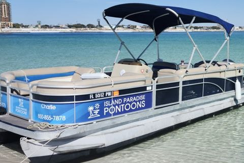 Fort Walton Beach: 24-foot Bennington Pontoon Boat Rental with Fuel Included