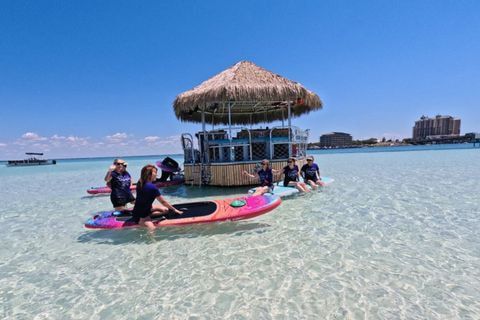 Destin: Top Shelf Crab Island Tiki Boat Tour