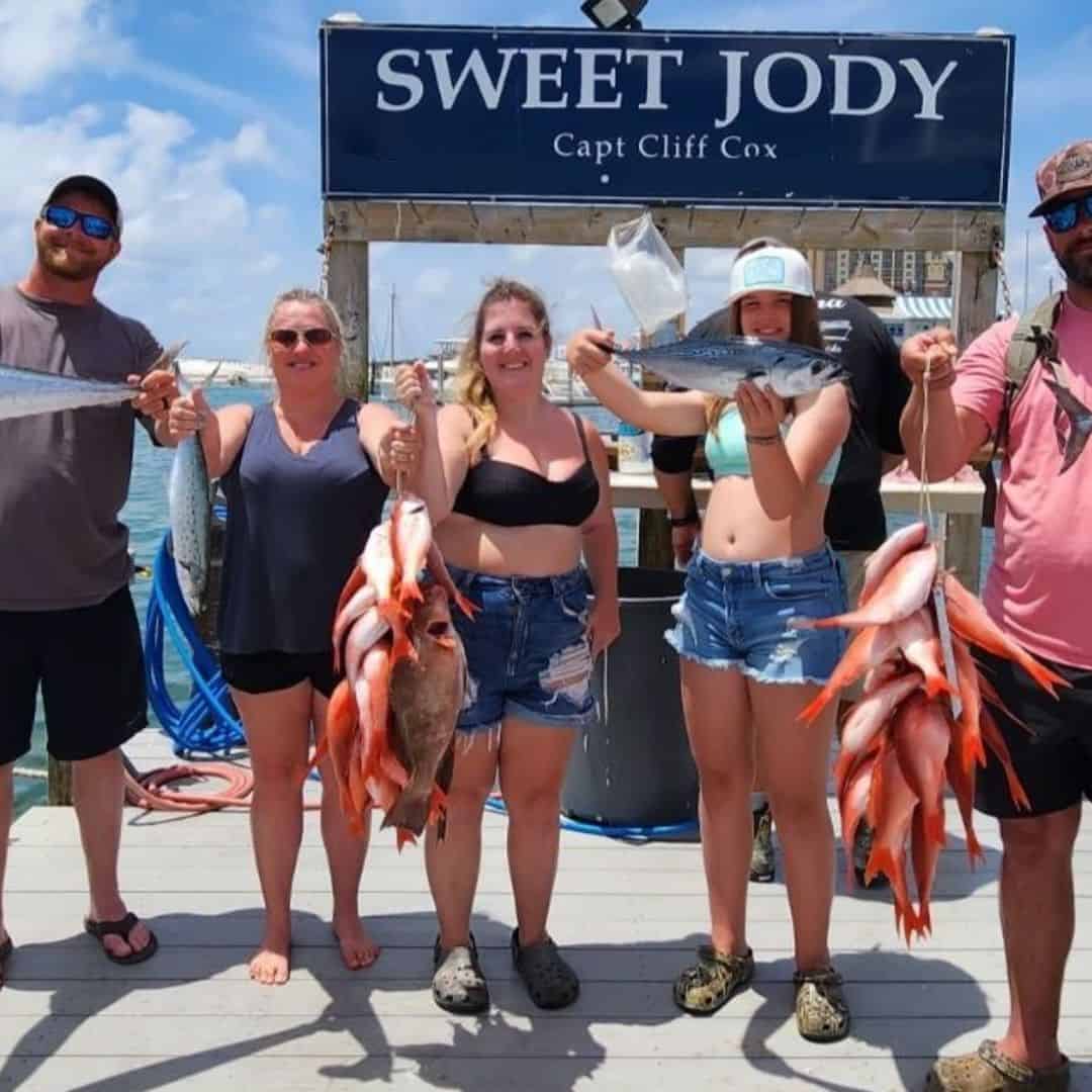 Sweet Jody Fishing in Destin (Activities & Photos)