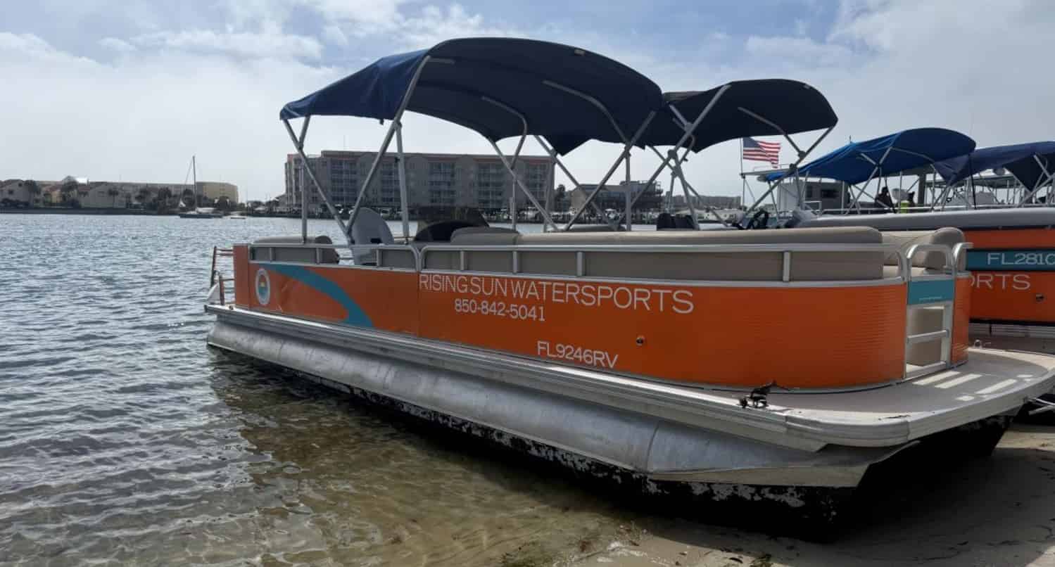 Fort-Walton-Beach-Crab-Island-Pontoon-Boat-Rental-for-up-to-12-Passengers