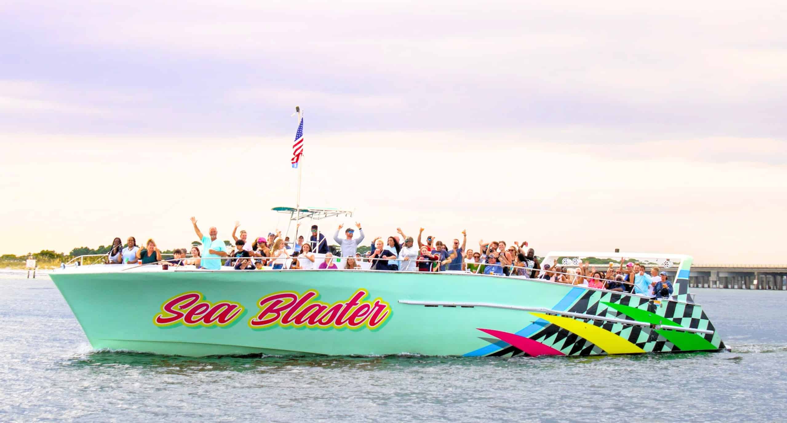 Destin-Sunset-Adventure-Aboard-Sea-Blaster-at-Harborwalk-Village