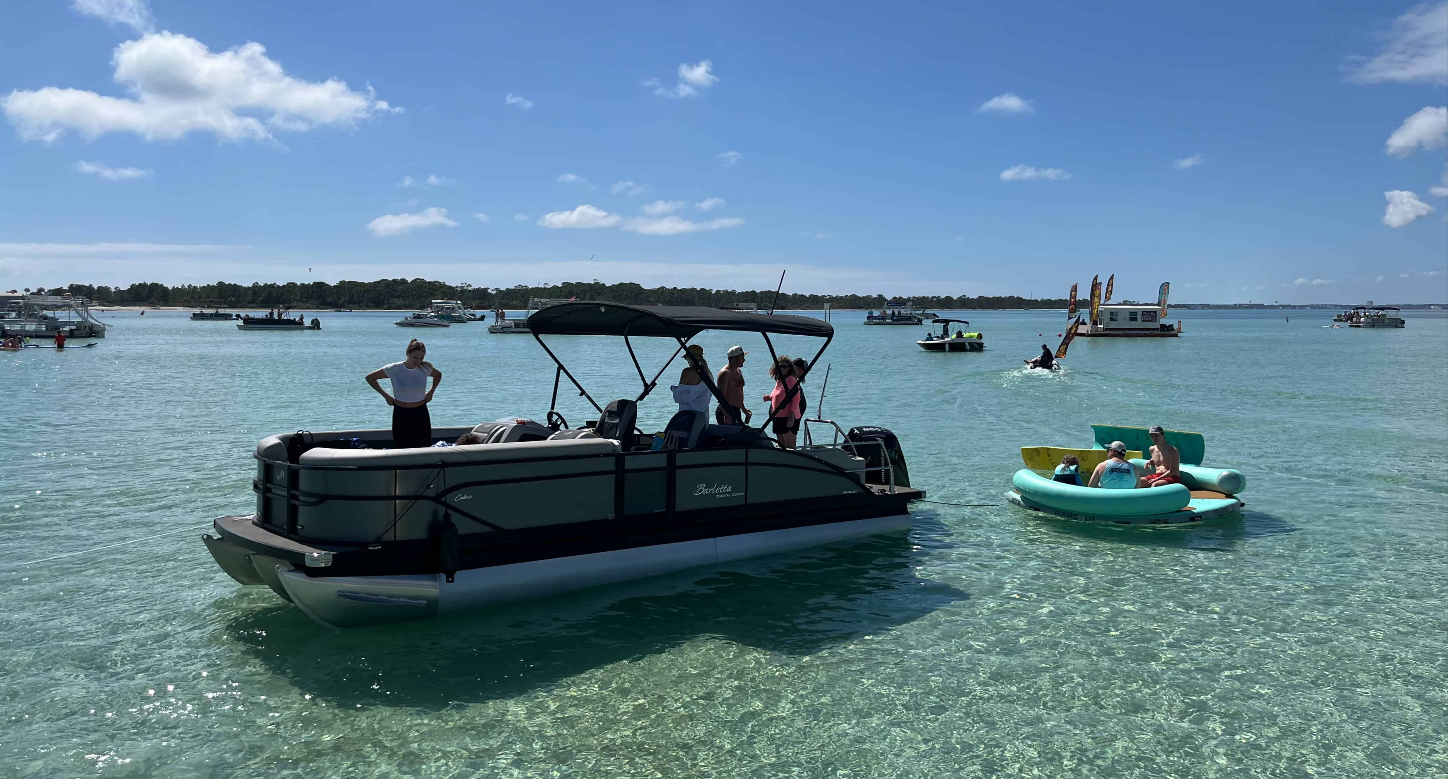 Fort-Walton-Beach-Barletta-Cabrio-Pontoon-Charter-with-Captain