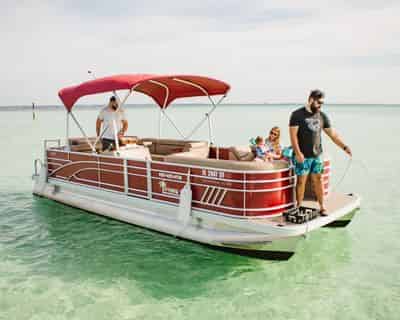 24 ft (12 passenger) Destin Pontoon Boat Rental