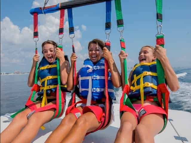 Orange Beach parasailing for kids