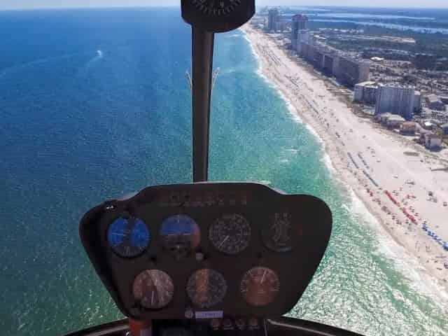 orange beach helicopter tour