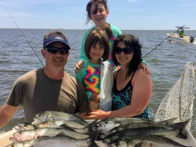 fishing in Navarre, FL, with kids