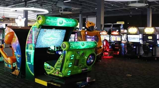 gaming area at Dave & Busters in Myrtle Beach