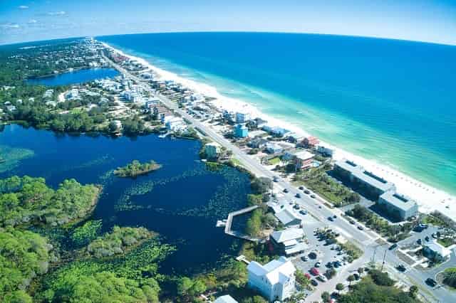 Aerial view of 30A