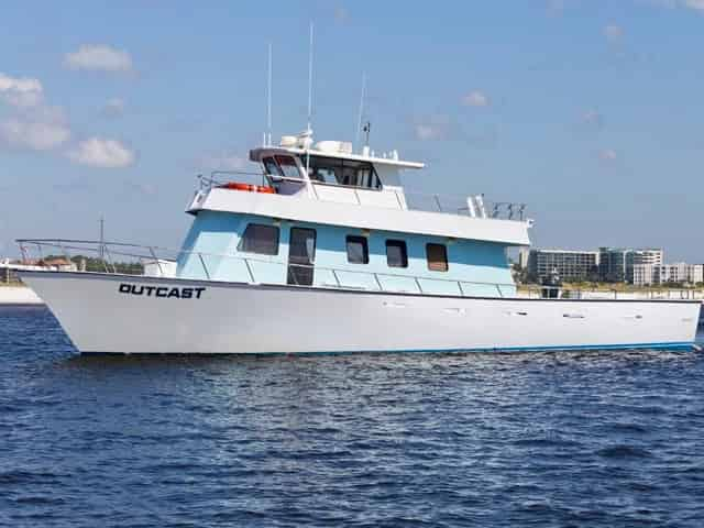 party boat fishing aboard outcast