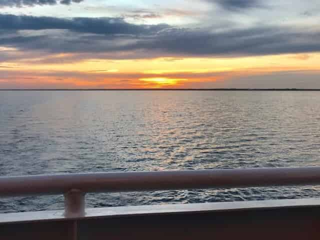 view from the solaris dinner cruise