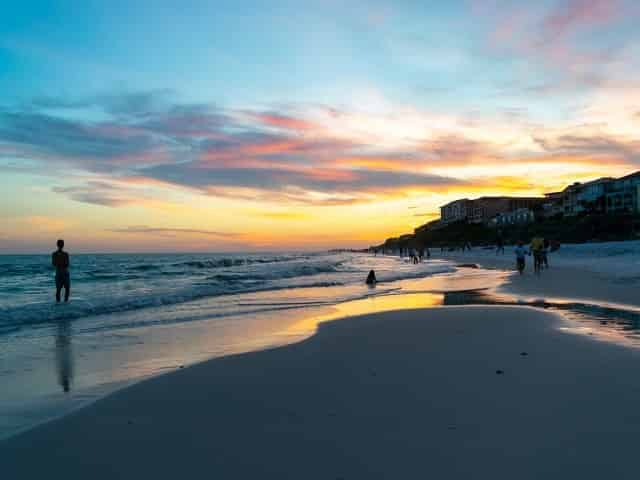 At the beach in 30A