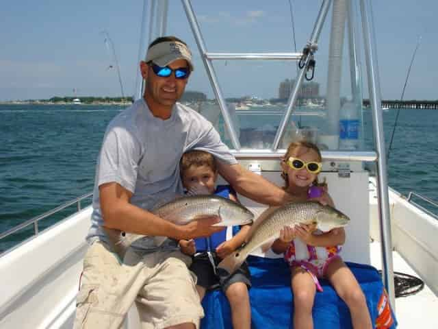 destin, florida, family vacation fishing trip