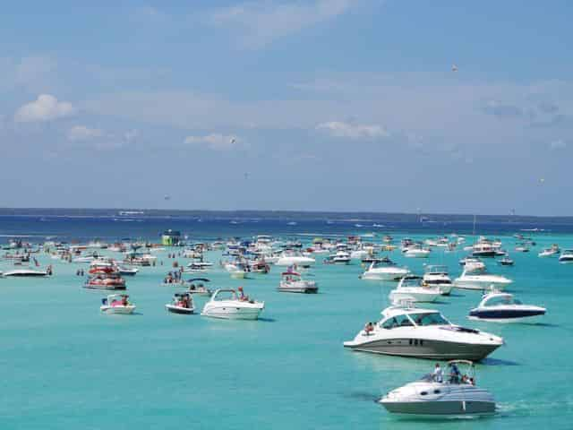 relax at crab island