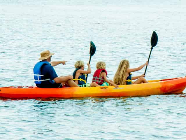 kayaking in orange beach, alabama