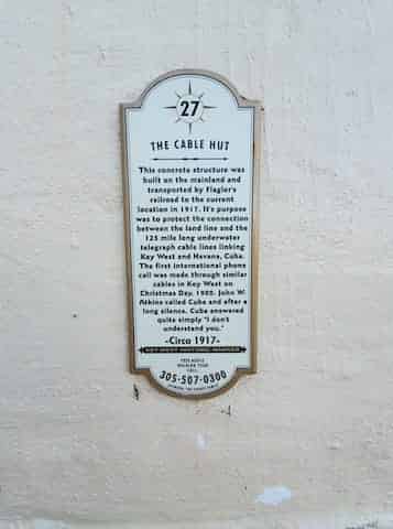 The-Cable-Hut-Key-West-Historic-Marker