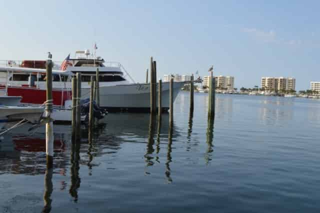 destin harbor view with holiday isle